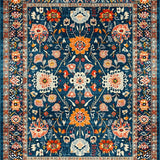 Vibrant Ethnic Diamond Arrangement(Blue)