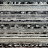 Ultra Soft Area Rug, Non Slip, Stain Resistant, Washable Area Rugs for Living Room, Bedroom, Stylish Minimalist Patterned Piece(Black)