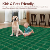 Elegant Reversible Checkered Style(Green)