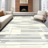 Minimalist Area with Abstract Geometric Lines and Modern Design(Beige)