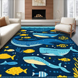 Colorful Whale Alphabet Aesthetic(Blue)