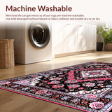 Artistic Ogee Floral Composition(Black)