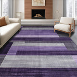 Ultra Soft Area Rug, Non Slip, Stain Resistant, Washable Area Rugs for Living Room, Bedroom, Sophisticated Plush Modern Interior Element(Purple)