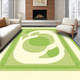 Green Irregular Fluid Motif(Green)