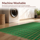 Contemporary Fluid Wave Motif(Green)