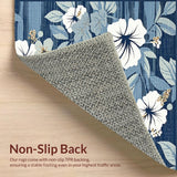 Coastal Hibiscus Floral Accent(Blue)