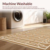 Vintage Diamond Textured Visual Appeal(Beige)