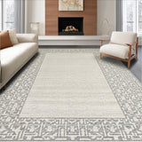 Cozy Earthy Trellis Motif(Gray)