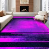 Ultra Soft Area Rug, Non Slip, Stain Resistant, Washable Area Rugs for Living Room, Bedroom, Striking 3D Gaming Visuals(Purple)