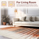 Earthtone Ombre Featuring Vintage Distressed Effect and Gradient(Orange)