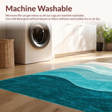 Contemporary Ombre Aqua Gradient(Blue)