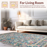 Ultra Soft Area Rug, Non Slip, Stain Resistant, Washable Area Rugs for Living Room, Bedroom, Elegant Abstract Linear Design(Gray)