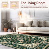 Contemporary Distressed Geometric Look(Green)
