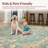 Elegant Sage Green Trellis Design(Blue)