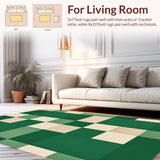 Contemporary Cozy Plaid Arrangement(Green)