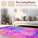 Enchanting Oceanic Scale Motif(Pink)