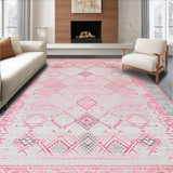 Delicate Lattice Design with Fuzz(Pink)