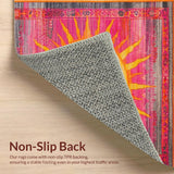 Playful Fringed Rainbow Motif(Pink)