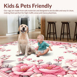 Delicate Plush Abstract Motif(Pink)