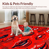 Chic Modern Lip Motif(Red)