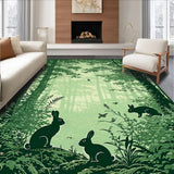 Whimsical Green Flora Elements(Green)