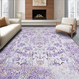 Chic Monochrome Lattice Motif(Purple)