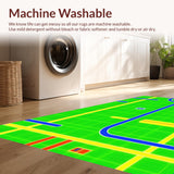 Brightly Colored Route Design(Green)