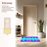 Colorful Child Friendly Activity Mats(Blue)