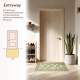 Stylish Abstract Floral Theme(Beige)