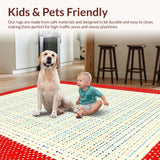 Trendy Abstract Dot Decor Style(Red)