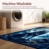 Enchanting Nighttime Wilderness Decor(Blue)