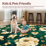 Rustic Dark Green Tiled Charm(Green)