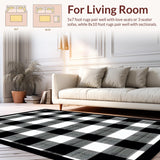 Artful Black and White Checkerboard(Black)