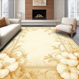 Heirloom Petals Beige Area Timeless Floral(Beige)