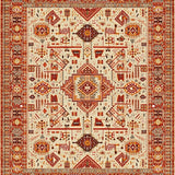 Earthy Toned Vintage Ethno Design(Beige)