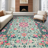 Cozy Watercolor Floral Print(Blue)