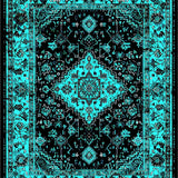 Sophisticated Black Teal Harmony(Black)