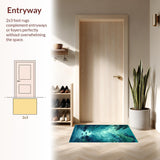 Enchanting Illustrated Waterway Theme(Green)