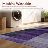 Ultra Soft Area Rug, Non Slip, Stain Resistant, Washable Area Rugs for Living Room, Bedroom, Luxe Purple Dreamy Vibe(Purple)