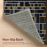 Contemporary Abstract Geometric Aesthetic(Black)