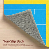 Brightly Colored Educational Oval Aesthetic(Blue)