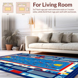 Dynamic Modern City Adventure Scene(Blue)