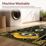 Contemporary Blue Tones Decor(Black)