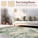 Elegant Sage Toned Geometric Motif(Beige)