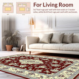 Luxurious Burgundy and Ivory Motif(Red)