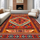 Ultra Soft Area Rug, Non Slip, Stain Resistant, Washable Area Rugs for Living Room, Bedroom, Machine Washable Western Bedroom Area Rug(Blue)