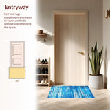 Colorful Modern Tiled Motif(Blue)