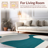 Artistic Teal and Gray Tiled Design(Gray)