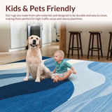 Elegant Textured Linear Elements(Blue)