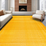 Ultra Soft Area Rug, Non Slip, Stain Resistant, Washable Area Rugs for Living Room, Bedroom, Bold Geometric Yellow Infusion(Yellow)